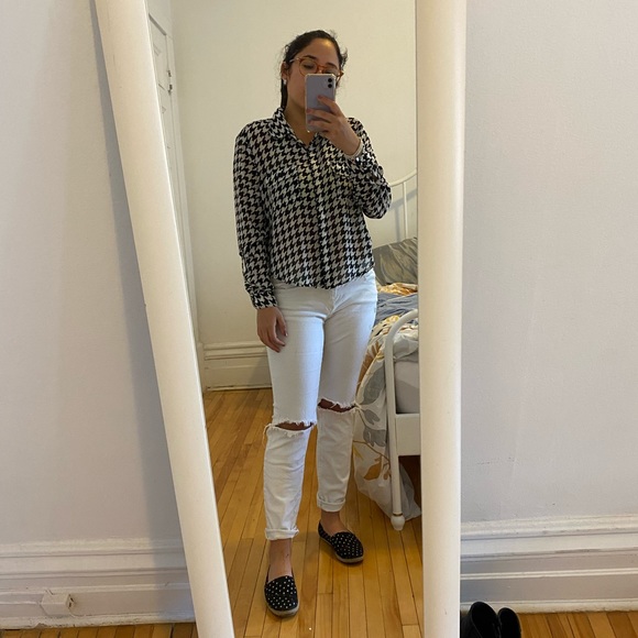 Forever 21 houndstooth blouse - Picture 3 of 3